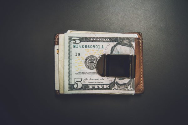 5 Dollar Bank Note in a Money Clip - Save Money
