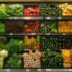 Vegetable Refrigeration Cooler in a Supermarket